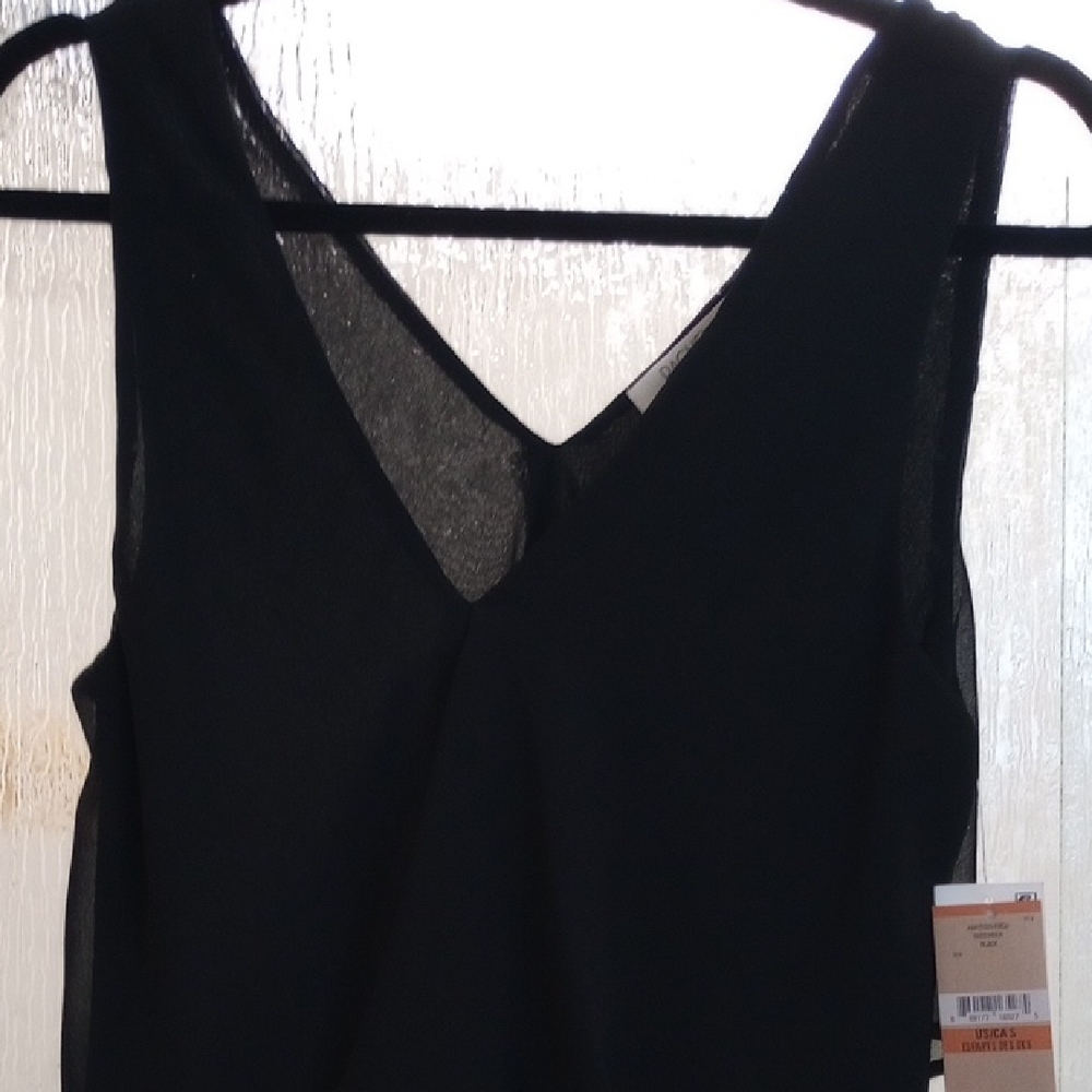 RACHEL Rachel Roy Black Sleeveless Top